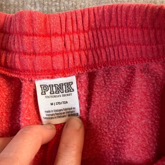 Victoria's Secret Red Joggers 1446 - Picture 3 of 5